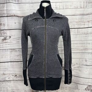 Free People Gray and Black Jacket